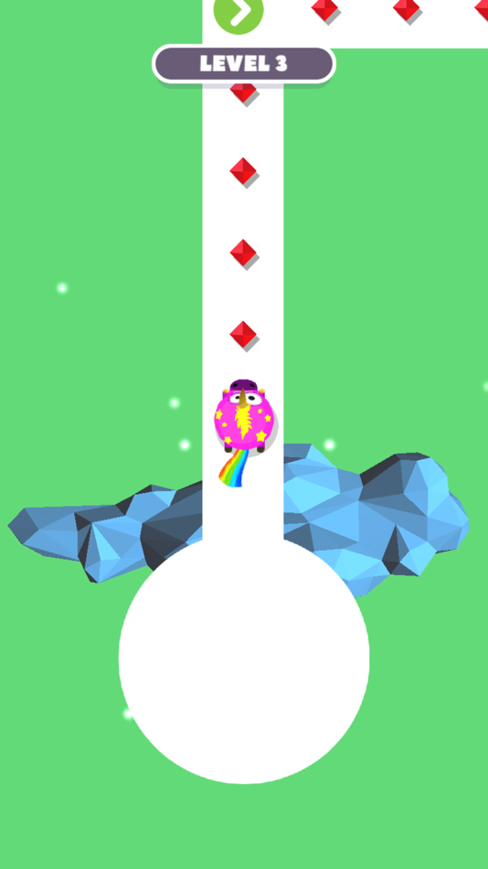 #3. Tap and Run - cloudy sky (iOS) Tekijänä: Andrii Oliinyk