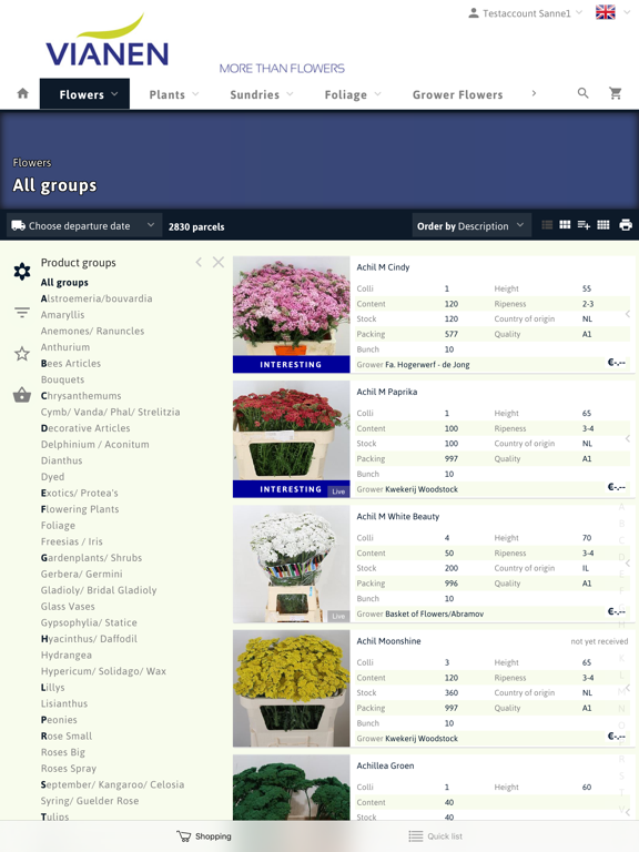 Screenshot #4 pour Vianen Flowerexport