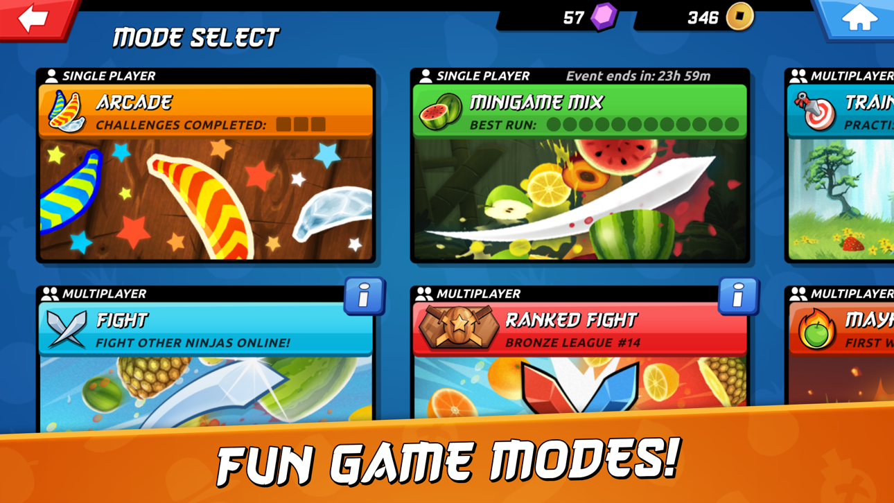 Fruit Ninja Fight Hack screenshot 3 - iOS game interface
