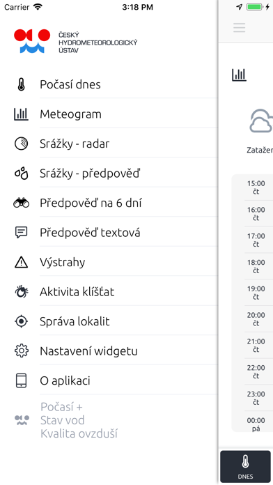 ČHMÚ Screenshot