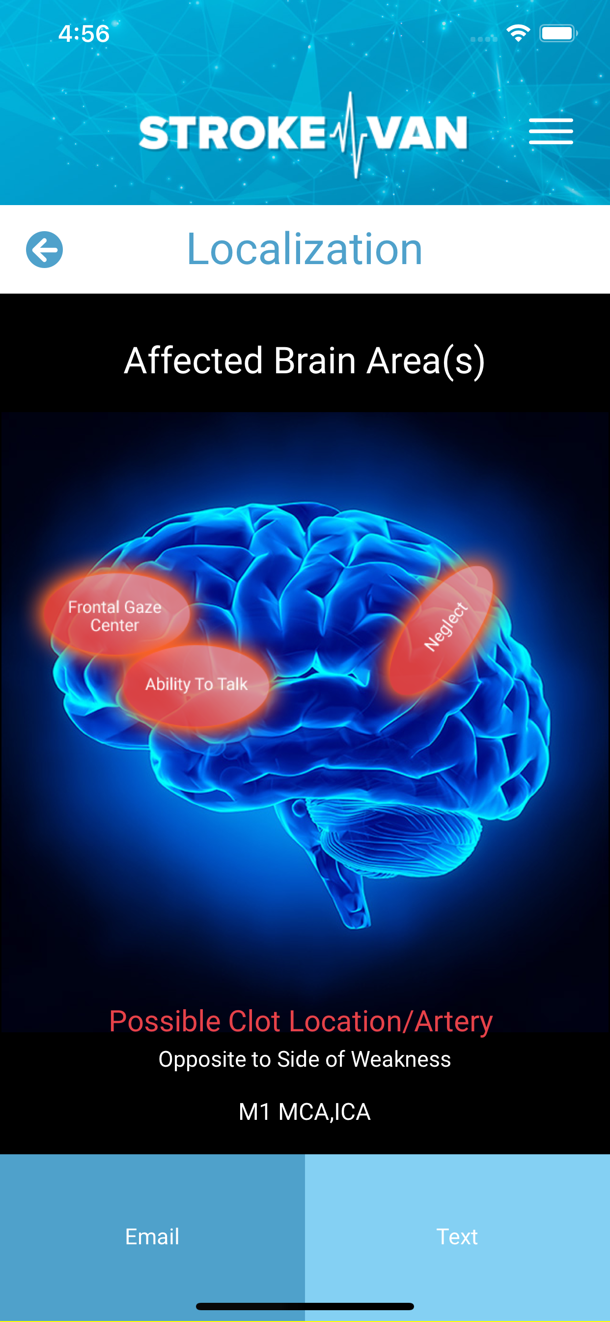 StrokeVAN App screenshot 5