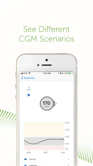 Dexcom G6 Simulator iPhone Screenshot 1