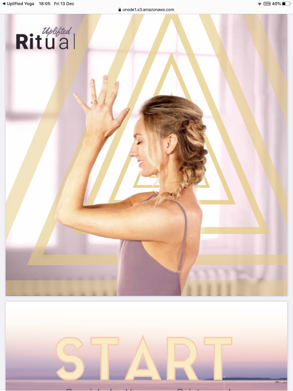 Uplifted Yoga iPad screenshot 6 - Health & Fitness app