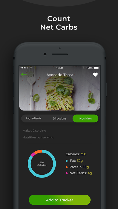 Keto Diet App- Recipes Planner screenshot 2