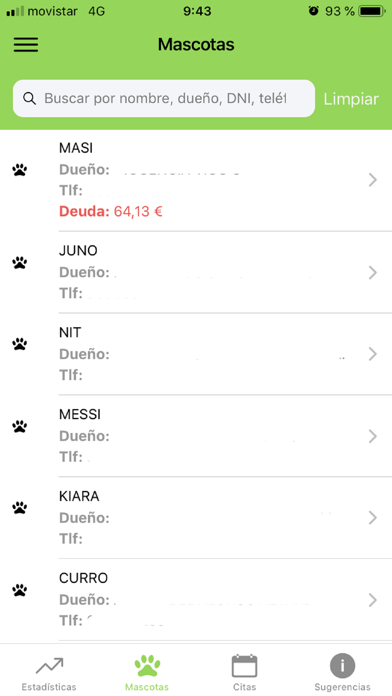 App screenshot