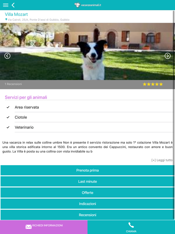 Screenshot #6 pour VacanzeAnimali.it
