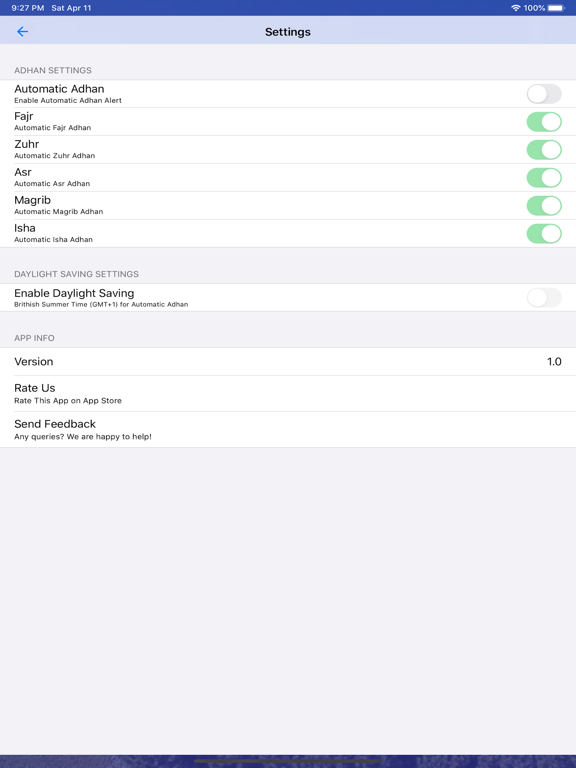 Masjid Abu Bakar Sadiq iPad screenshot 7 - Lifestyle app