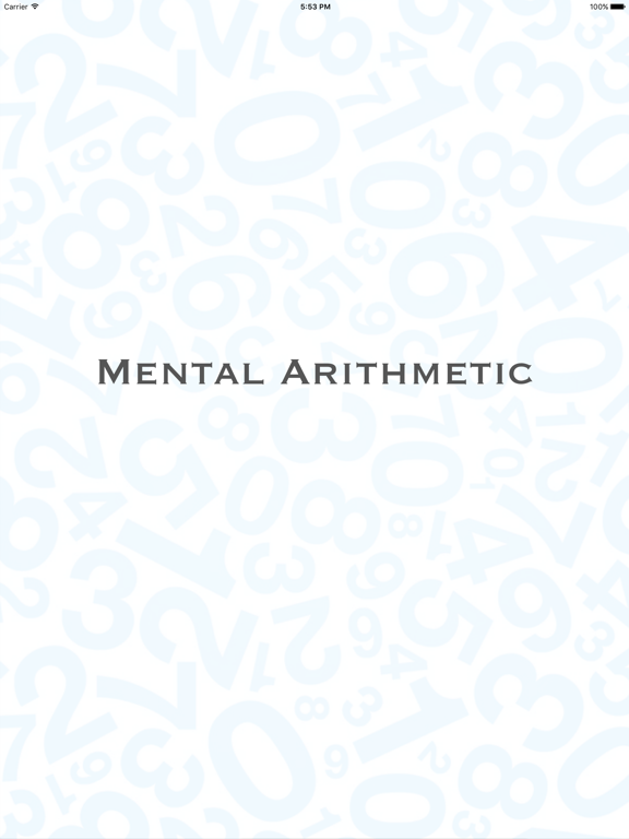 Mental Arithmetic Professional