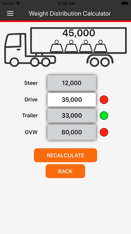 Semi-Truck Weight Distribution screenshot-7