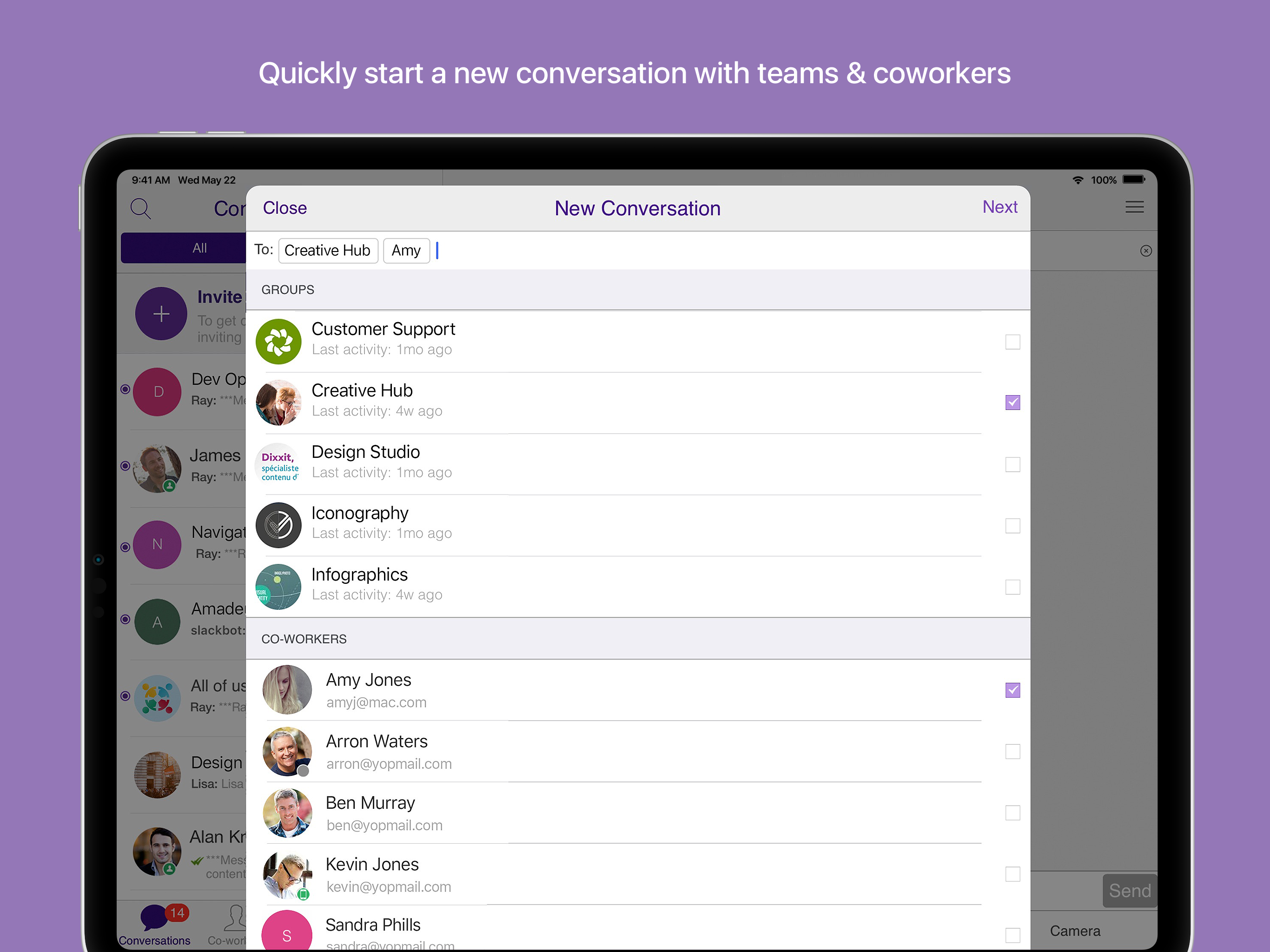 Office Chat, Work Messaging