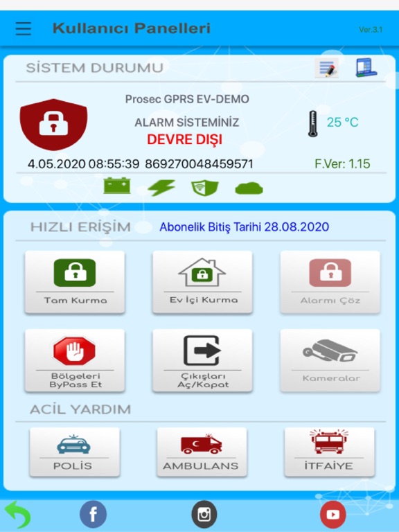 Screenshot #4 pour Prosec Panel