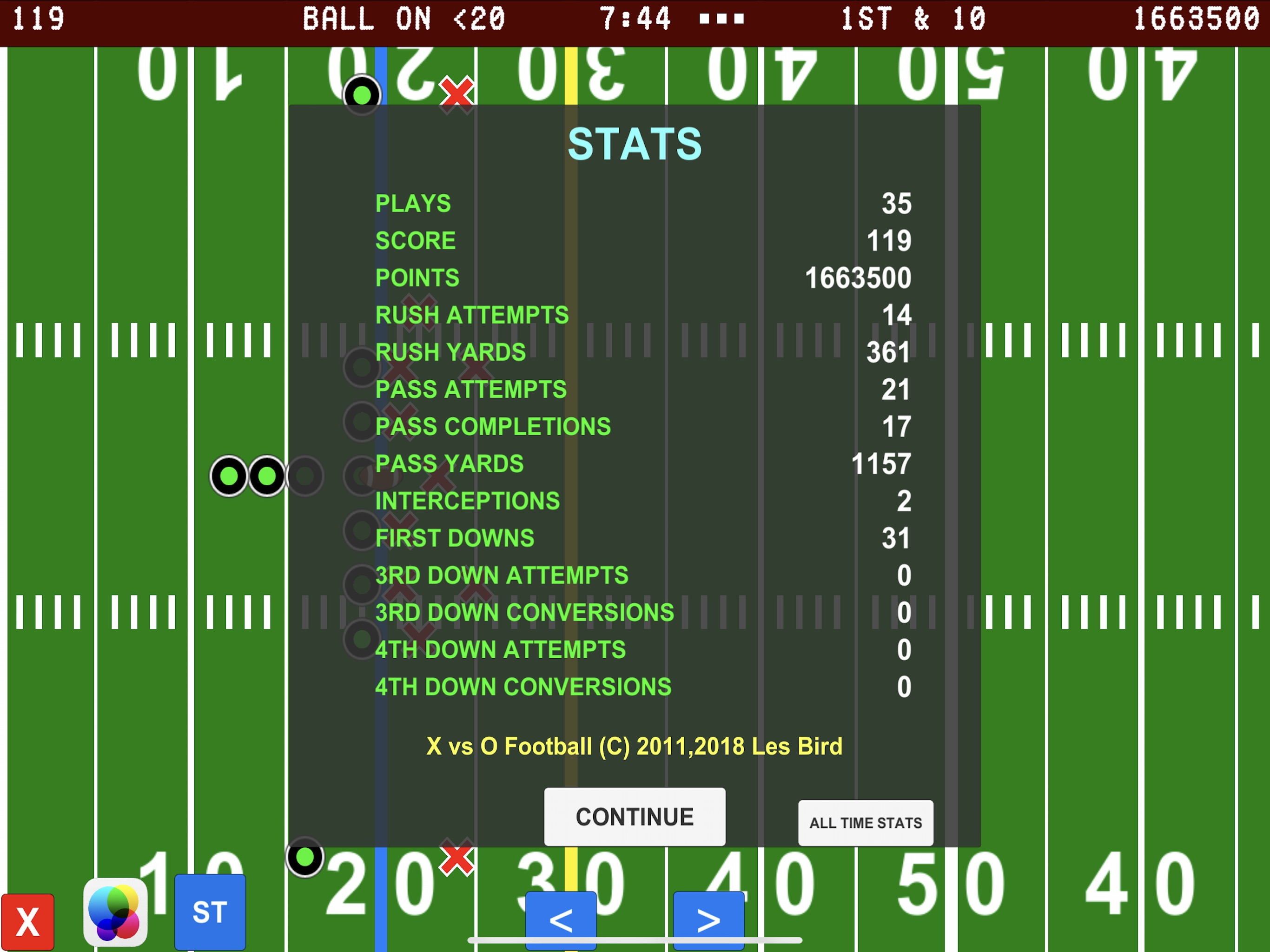 X vs O Football