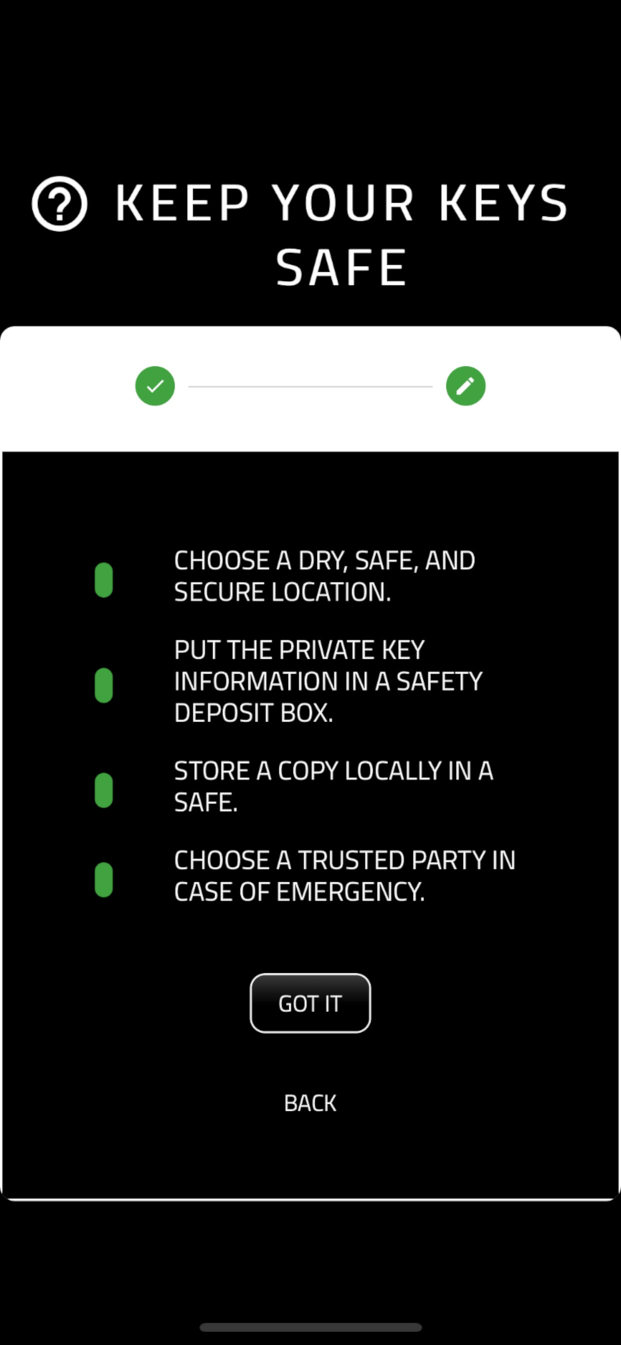 Verto: Bitcoin VTX EOS Wallet screenshot 3