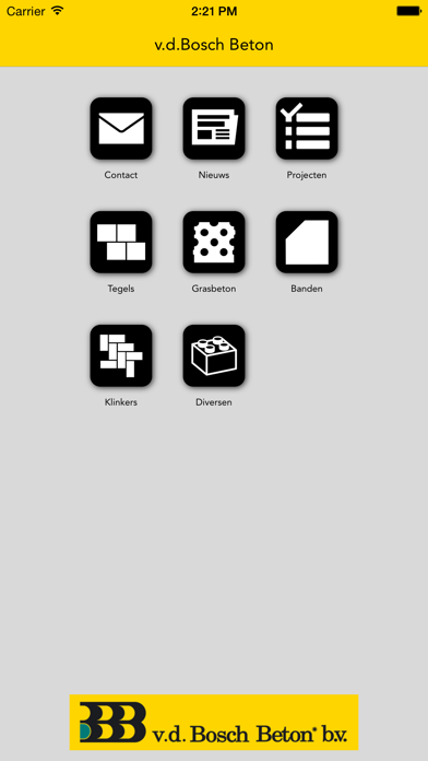 v.d. Bosch Beton Screenshot