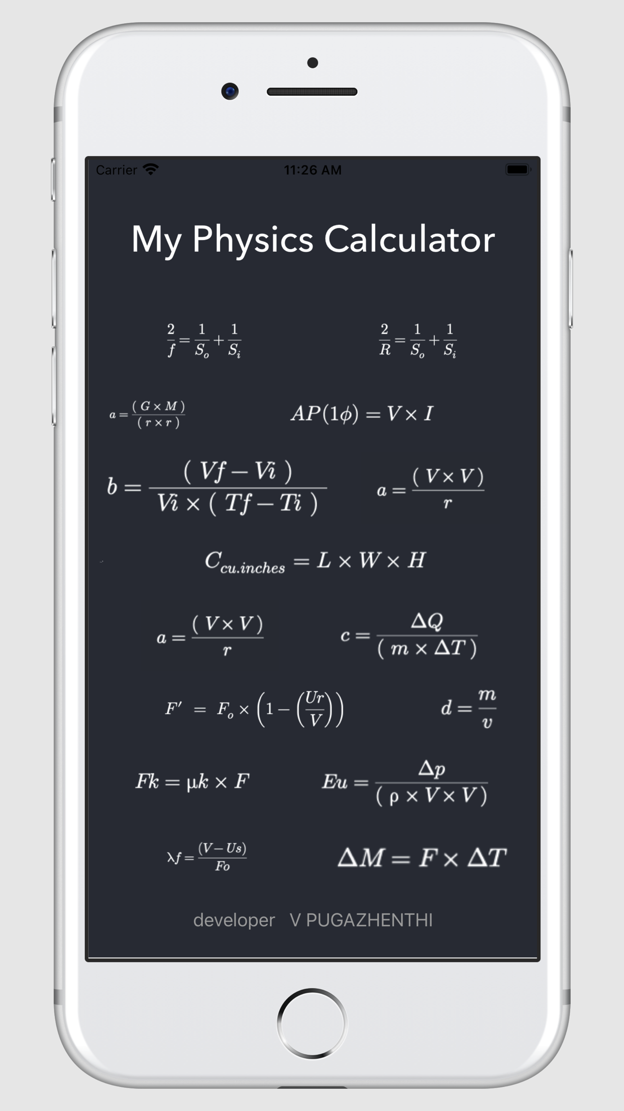 My Physics Calculator