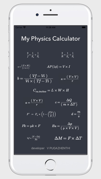 My Physics Calculator screenshot-0