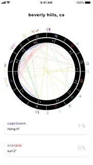 charts astrology iphone screenshot 1