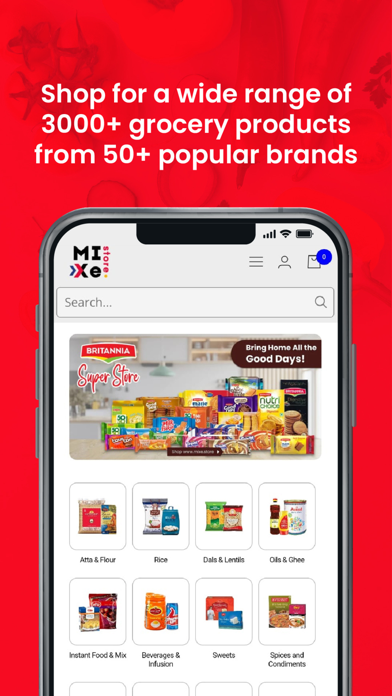 MIXe - South Asian Grocery App Screenshot