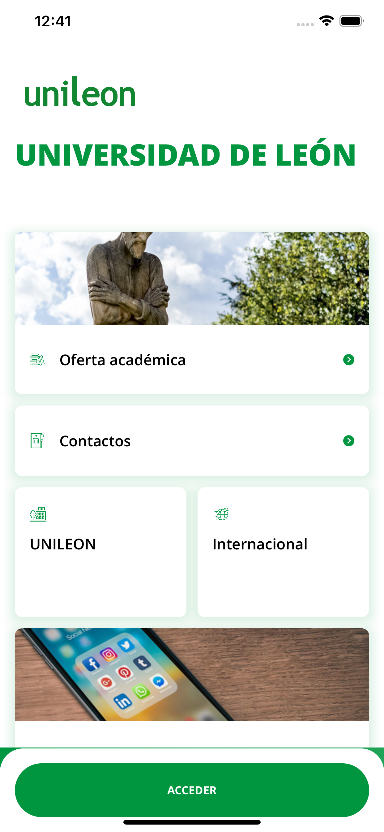 Unileon App