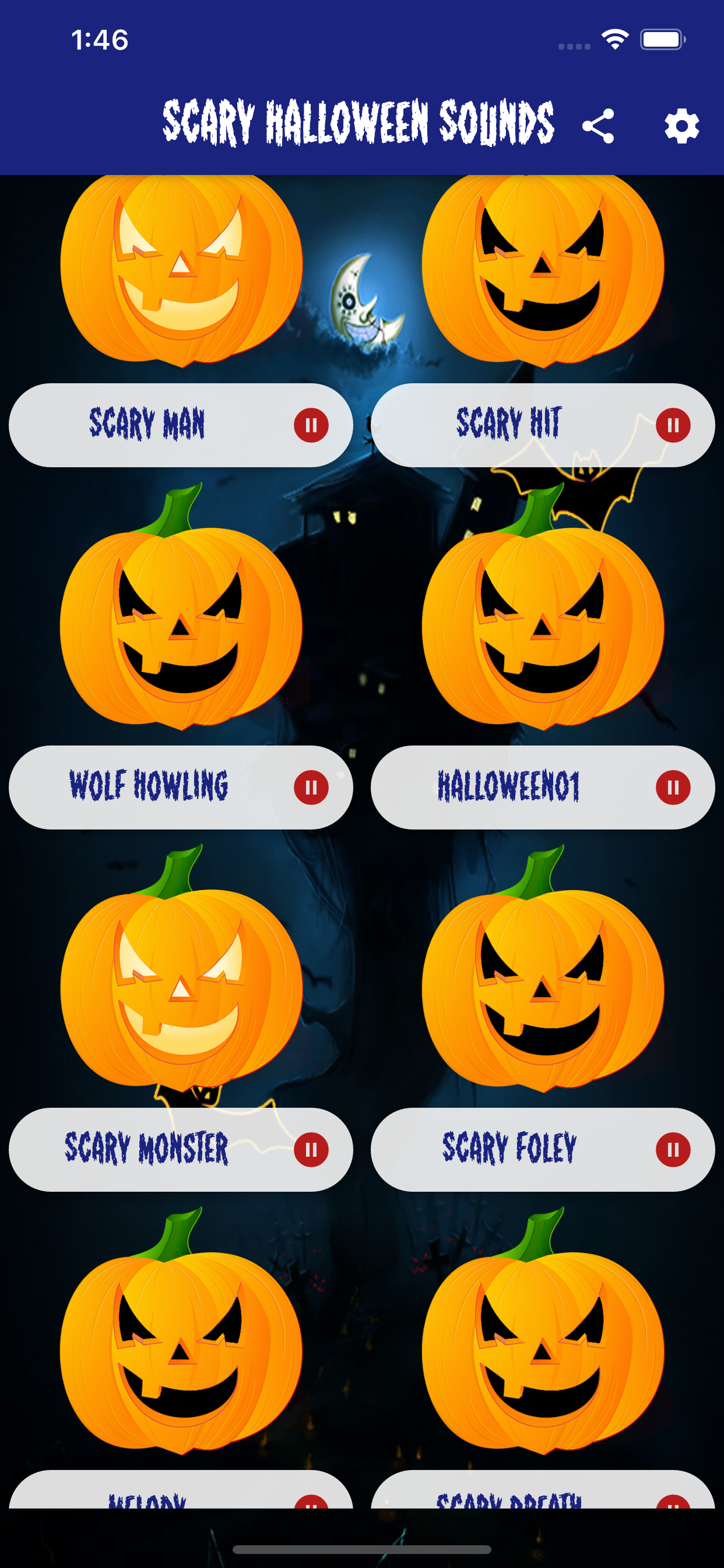 Halloween Creepy Sounds screenshot 5