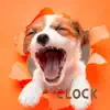 Dog Clock app.digital cute contact information