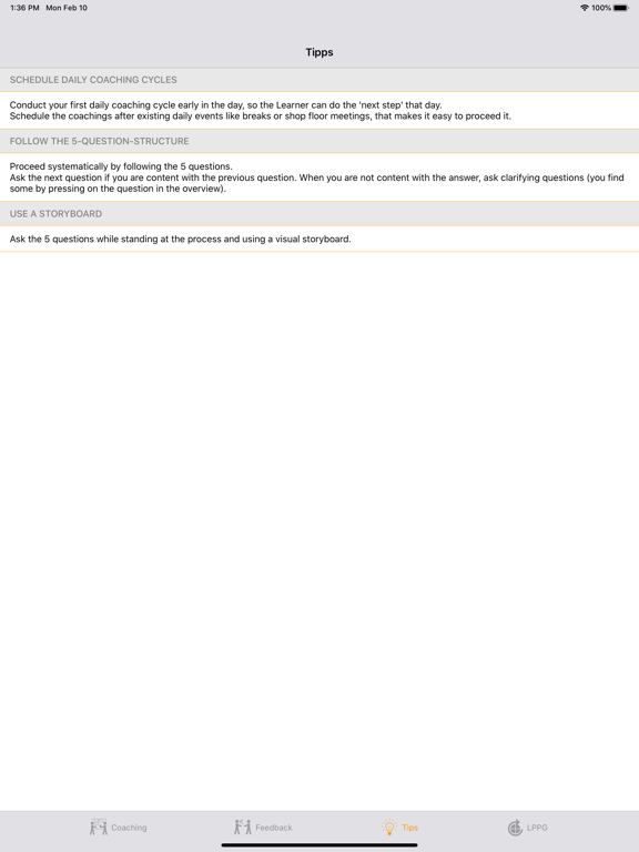 Screenshot #6 pour Coaching-Kata