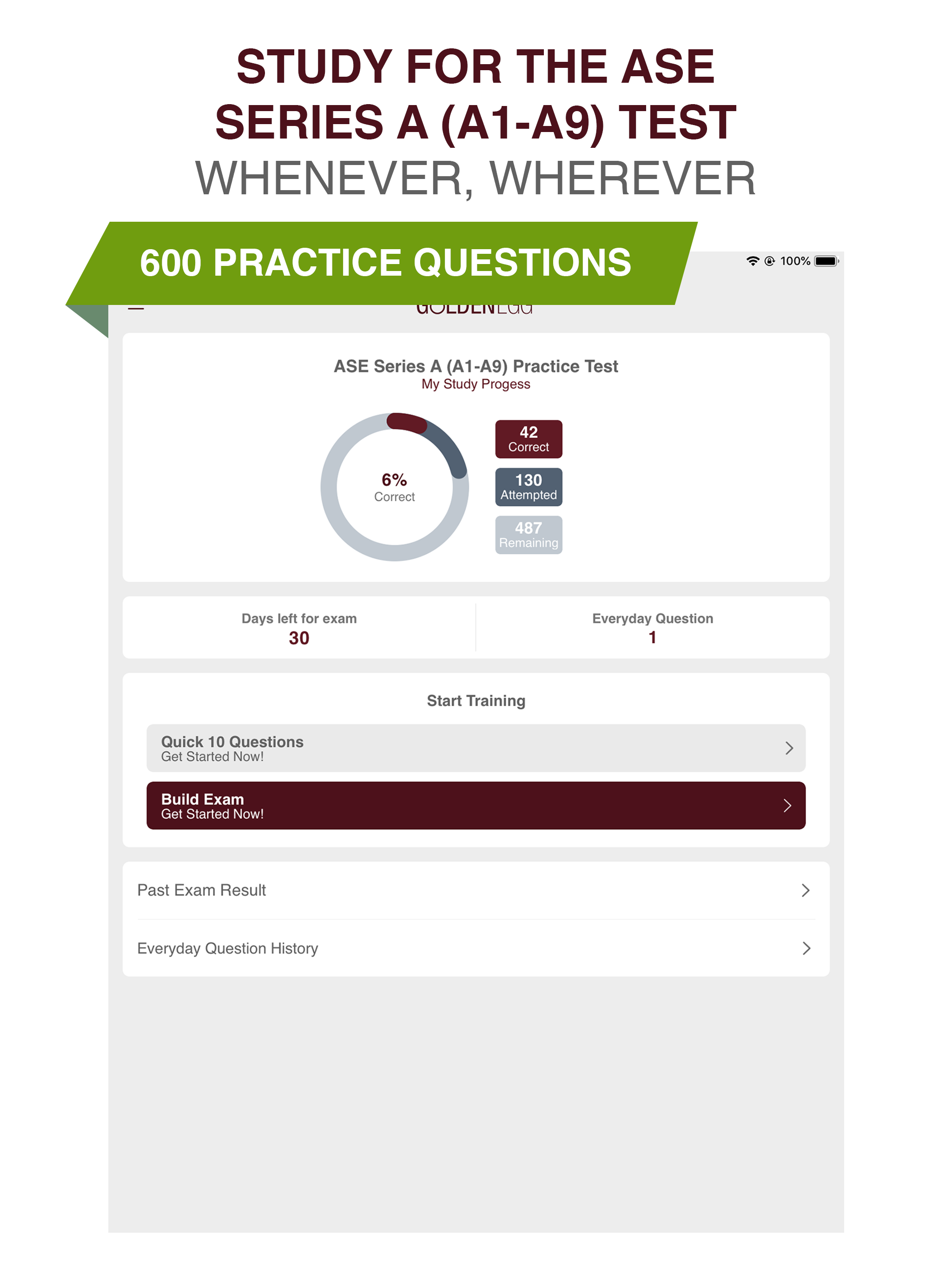 ASE Series A (A1-A9) Test screenshot 6