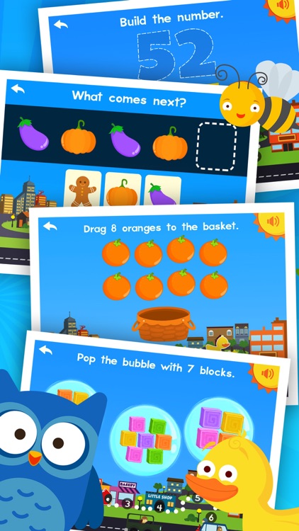 Animal Kindergarten Math Games