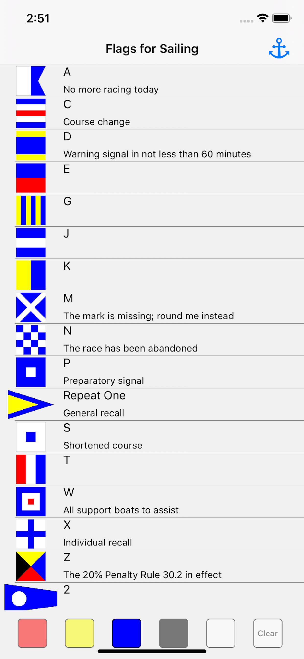 Flags for Sailing screenshot 3