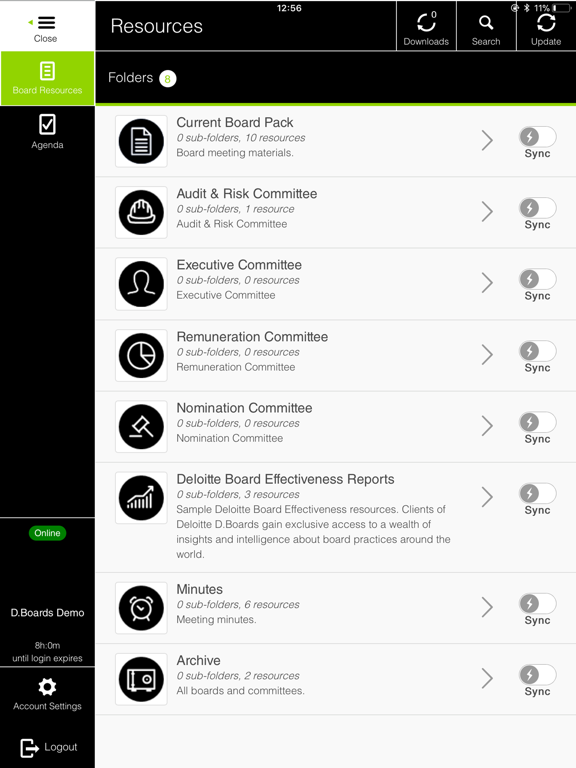 Deloitte D.Boards app screenshot 2