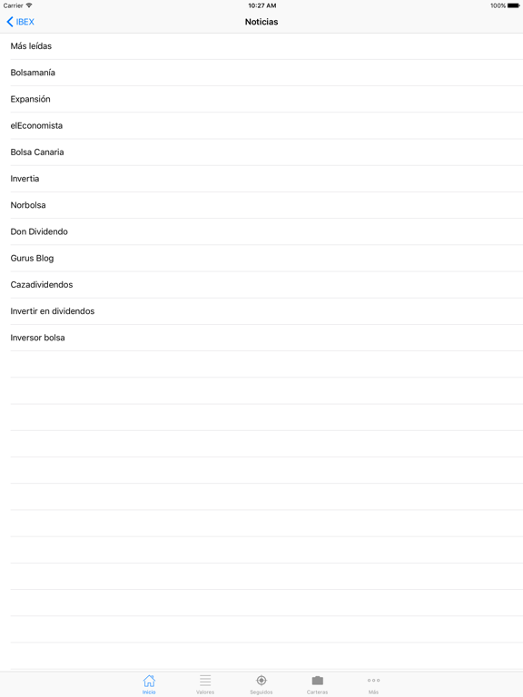 Screenshot #6 pour IBEX La bolsa cartera noticias