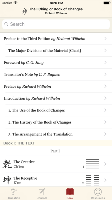 The I Ching or Book of Changes Screenshot