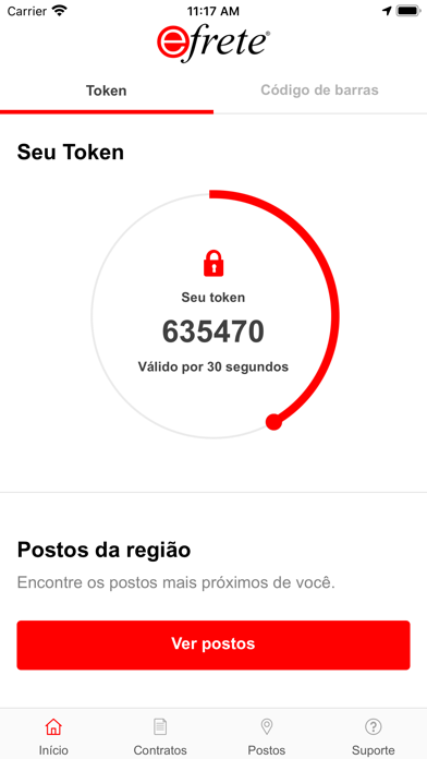 e-frete app screenshot