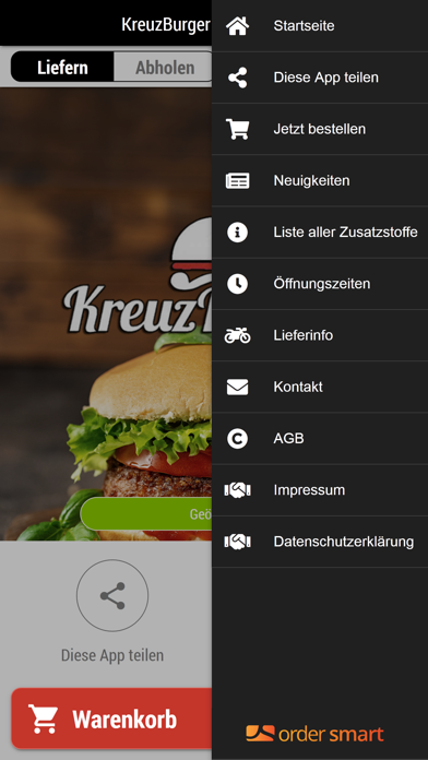 Screenshot #3 pour KreuzBurger Lieferservice