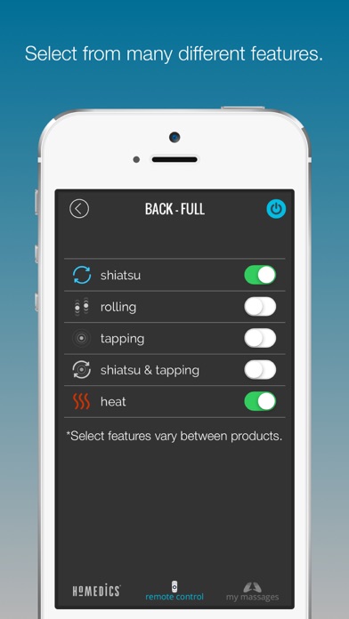 HoMedics Massage Screenshot