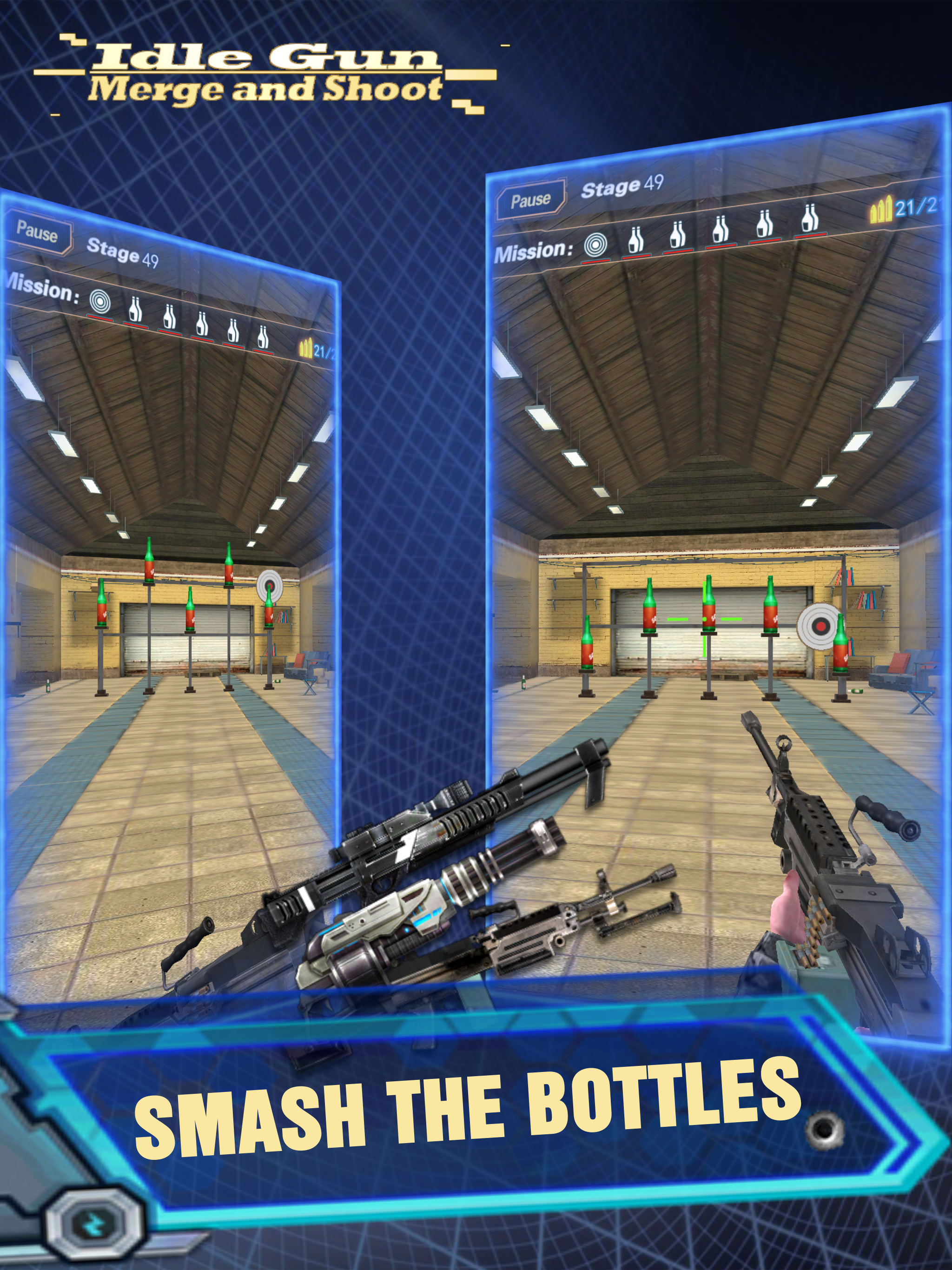 Idle Gun-Merge and Shoot screenshot 10