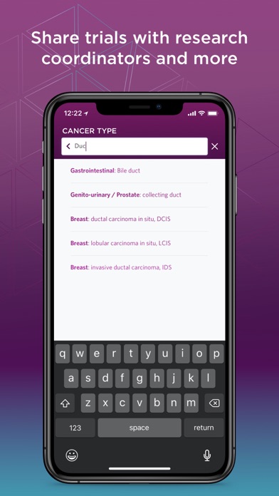 UPMC Hillman Trials Finder Screenshot