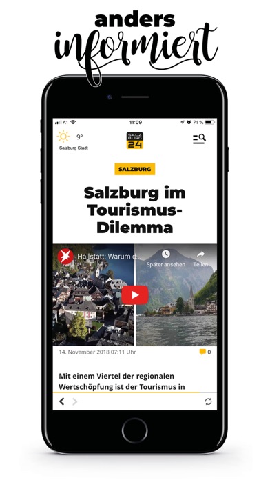 salzburg24.at - Nachrichten Screenshot