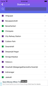 BMRCL Bengaluru Metro screenshot