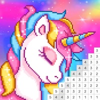 Pixel Unicorn Color by Number apk