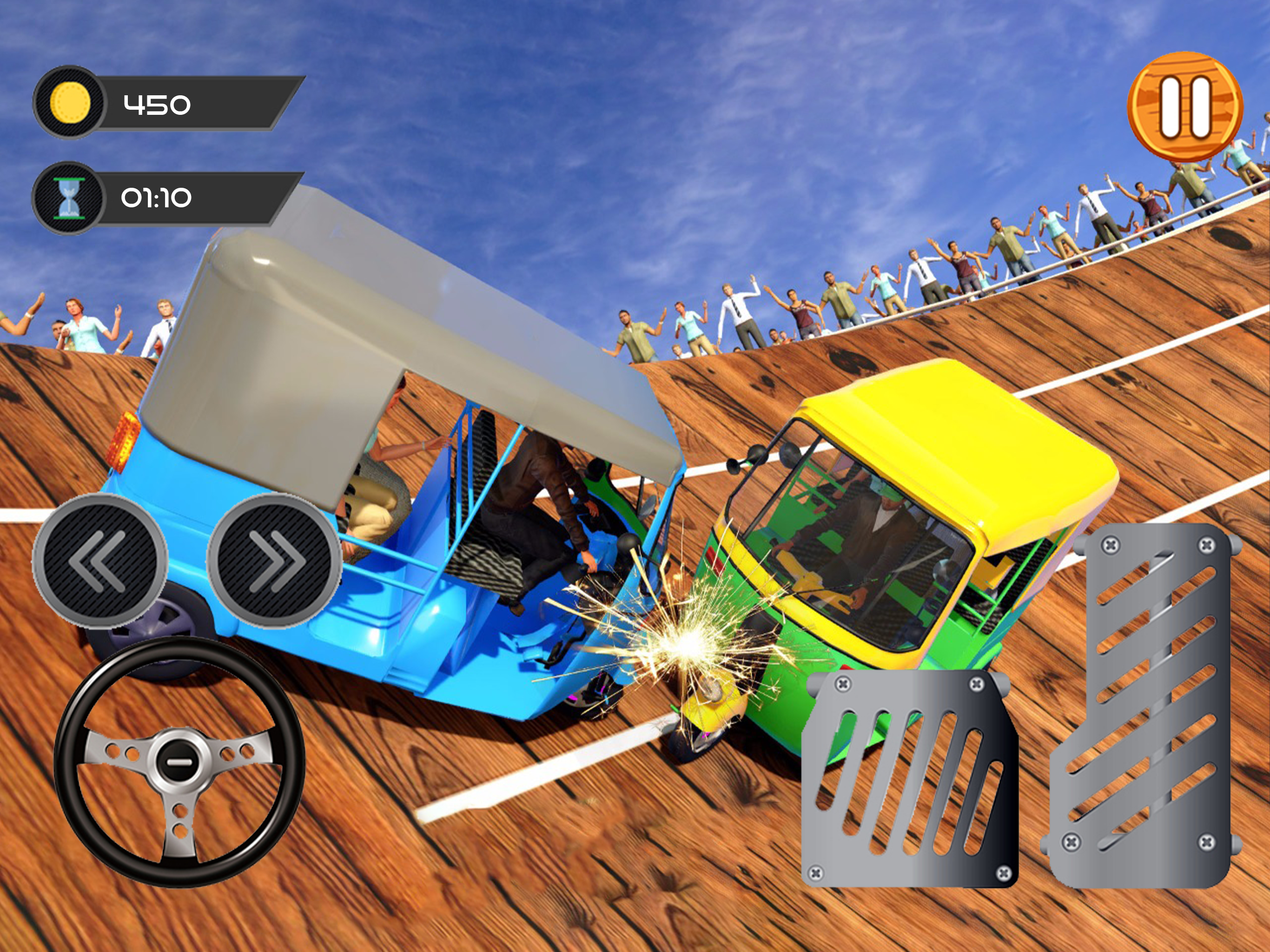 Death Well Rickshaw Rider