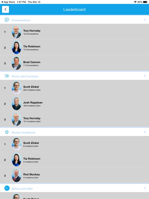 Customer Connections iPad screenshot 5 - Business app