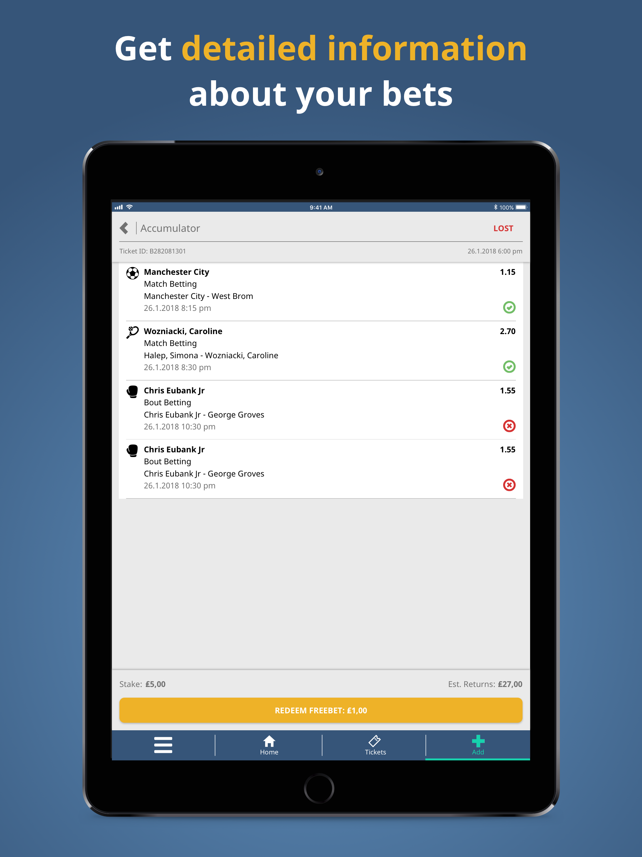 BetCentral Bet Tracker screenshot 9