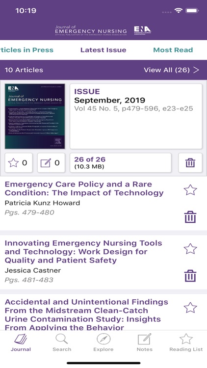 Journal of Emergency Nursing