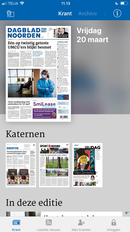 Dagblad van het Noorden krant
