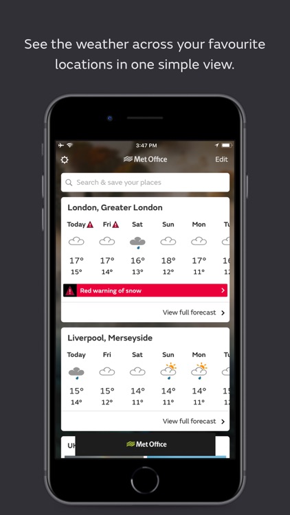 Met Office Weather Forecast
