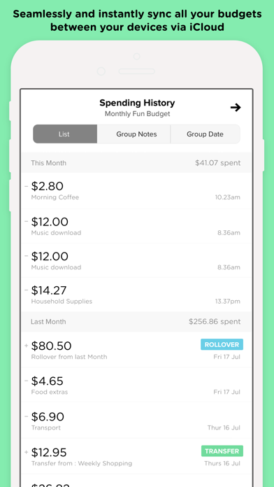 Pennies – Budget and Expenses Screenshot