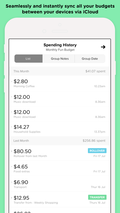 Screenshot #10 for Pennies – Budget and Expenses