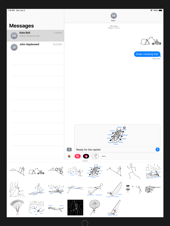 Outdoor Stick People