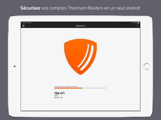 Screenshot #4 pour Thomson Reuters Authenticator